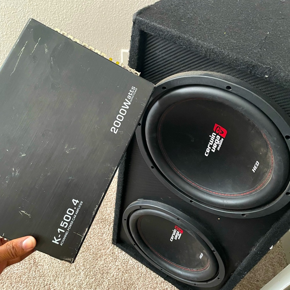 Double 12s cerwin vaga 2000 watts